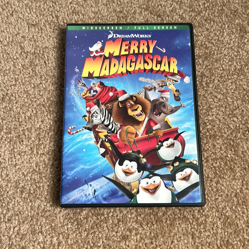 DreamWorks merry Madagascar wide screen/full screen DVD